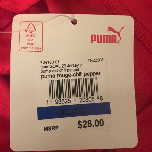 Puma Kids Jersey Size: XL - Picture 5 of 5